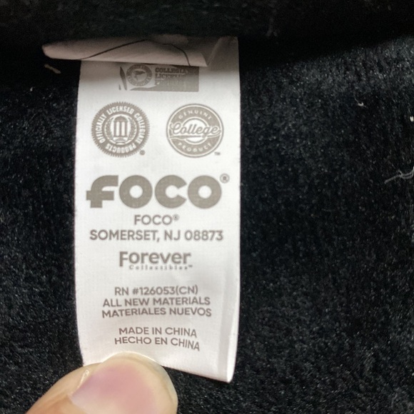 Foco Men’s NCAA College Team Logo Memory foam Slippers size L( 11-12 ) - Picture 7 of 7